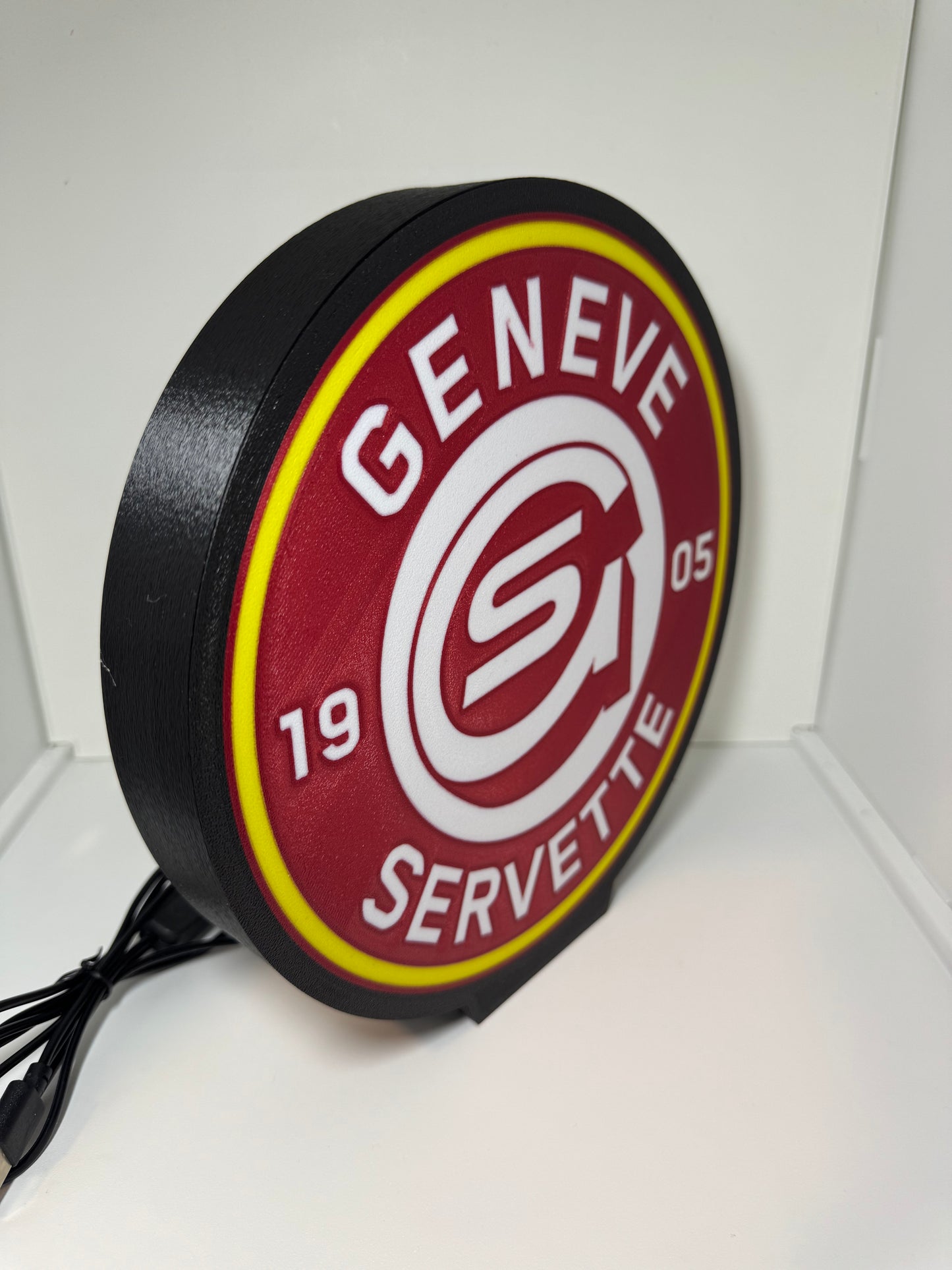 Lightbox lumière led Hockey GENEVE SERVETTE