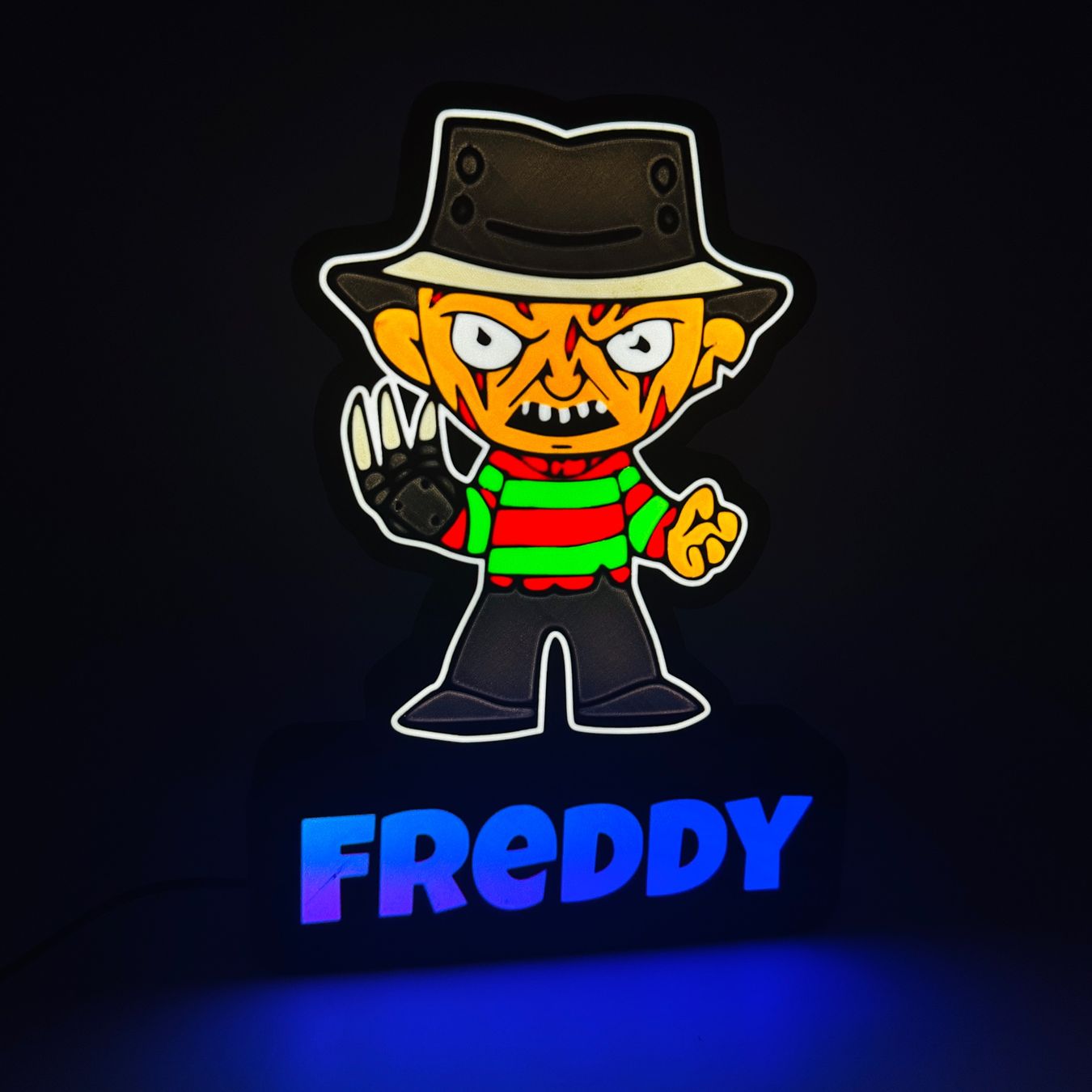 LedBOX RGB FREDDY avec Nom personnalisable