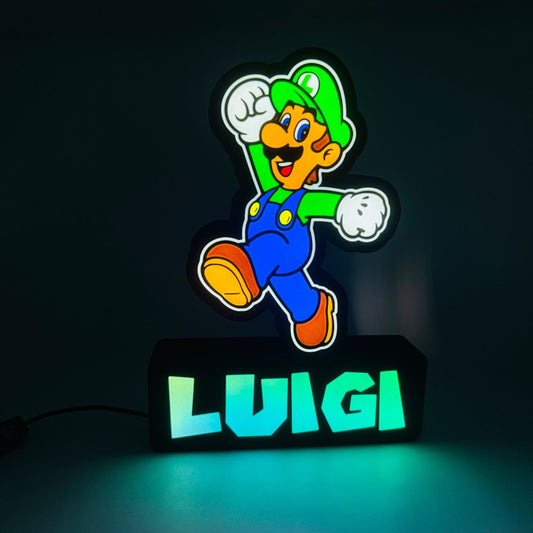 LedBOX RGB LUIGI avec Nom personnalisable