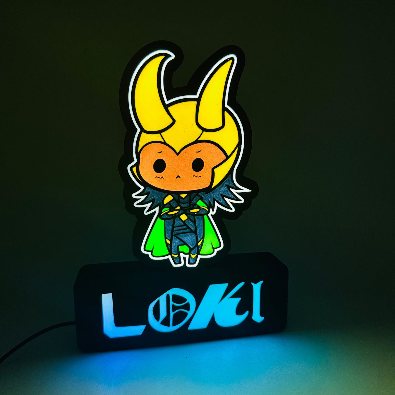 LedBOX RGB LOKI avec Nom personnalisable