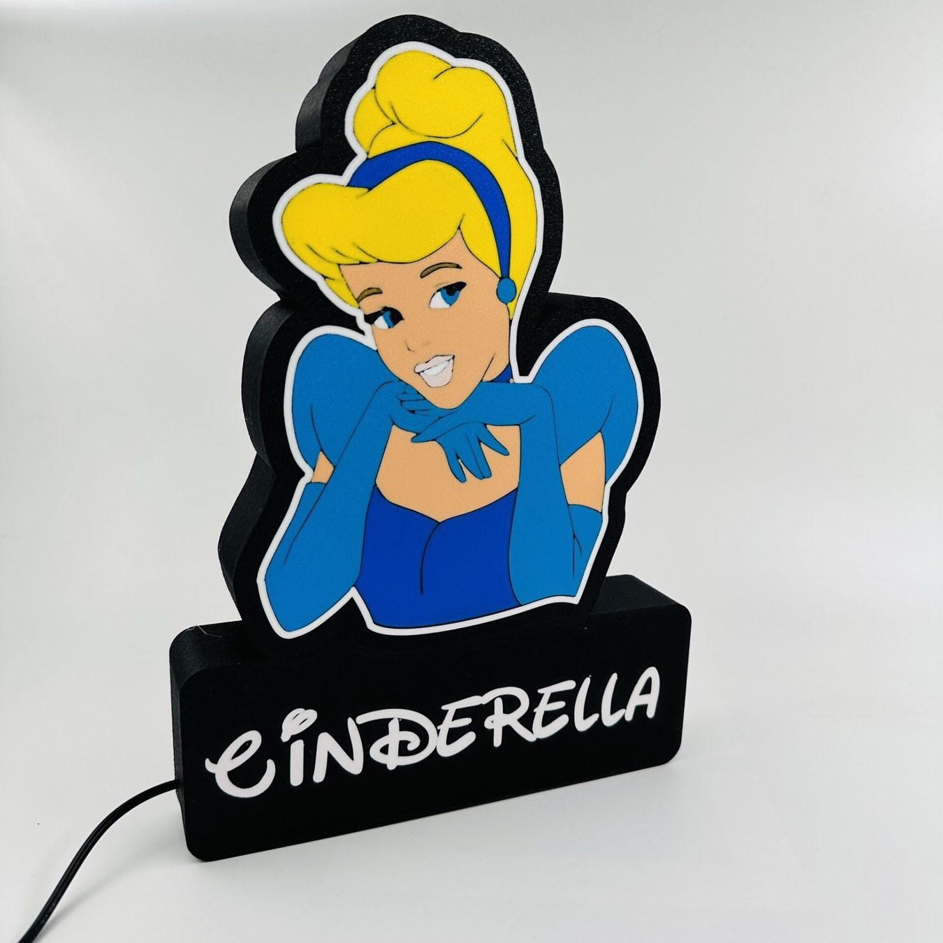 LedBOX RGB CINDERELLA avec Nom personnalisable