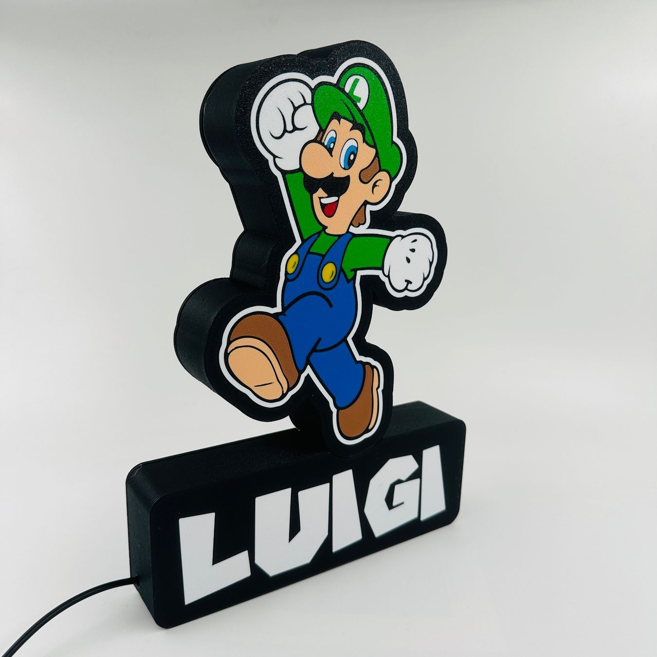 LedBOX RGB LUIGI avec Nom personnalisable