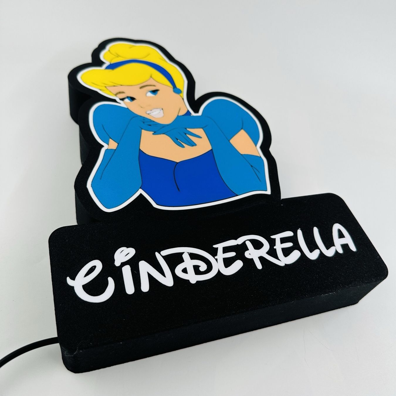 LedBOX RGB CINDERELLA avec Nom personnalisable