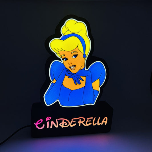 LedBOX RGB CINDERELLA avec Nom personnalisable