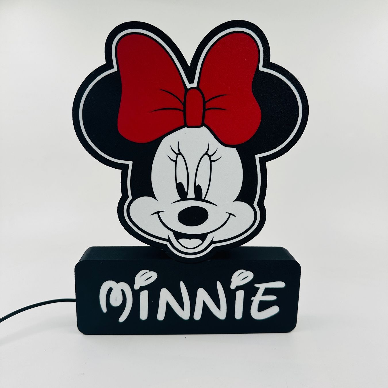 LedBOX RGB MINNIE avec Nom personnalisable