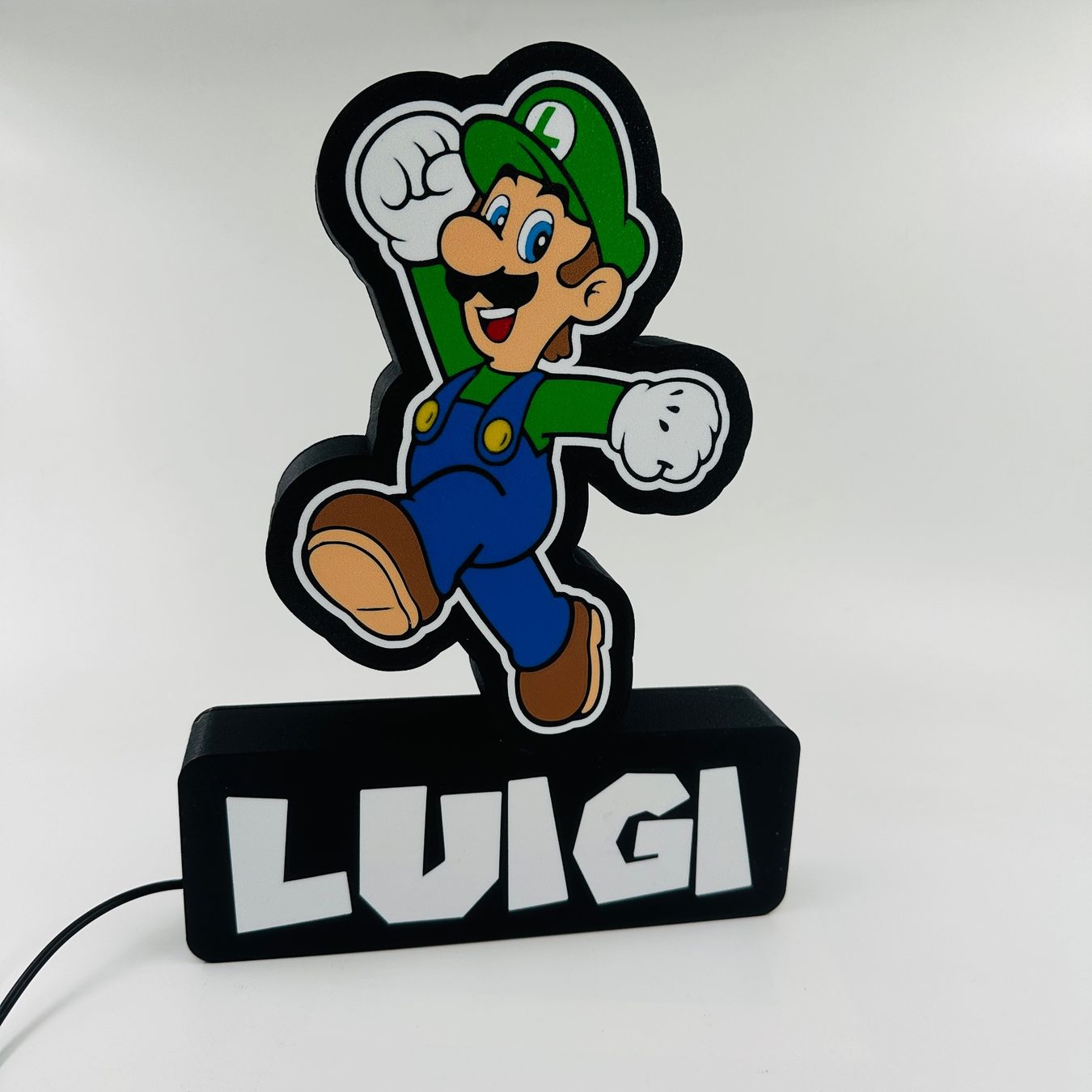 LedBOX RGB LUIGI avec Nom personnalisable