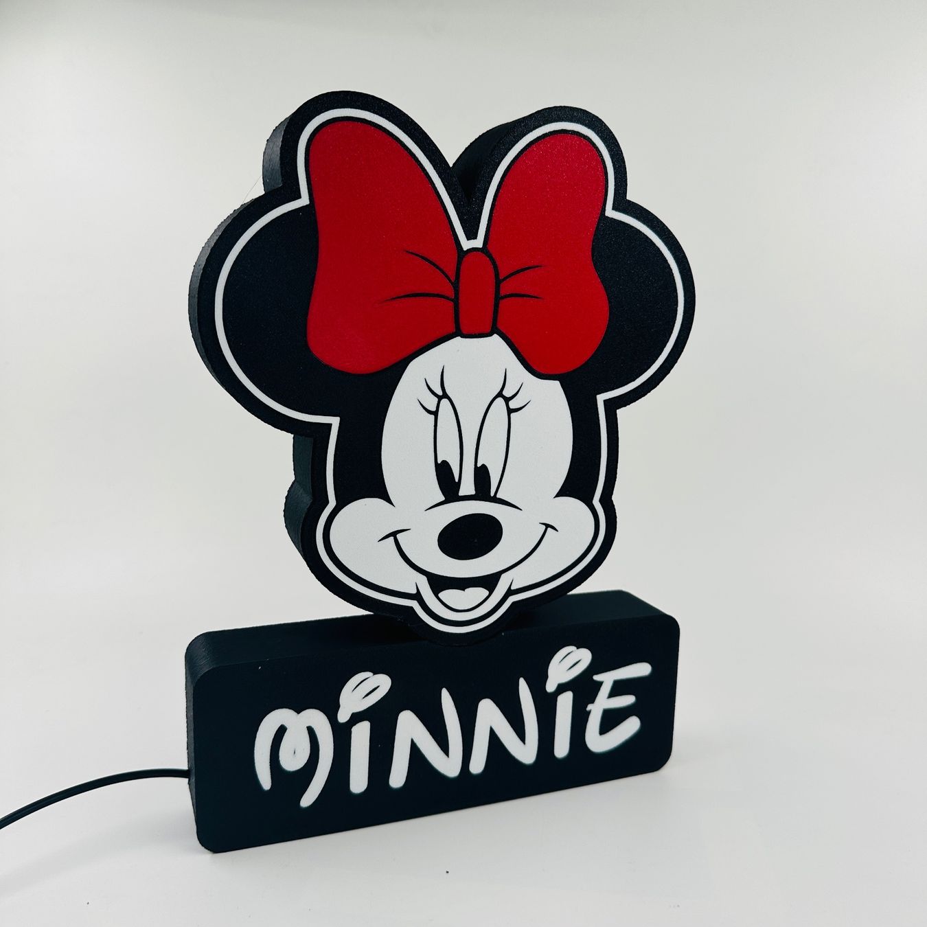 LedBOX RGB MINNIE avec Nom personnalisable