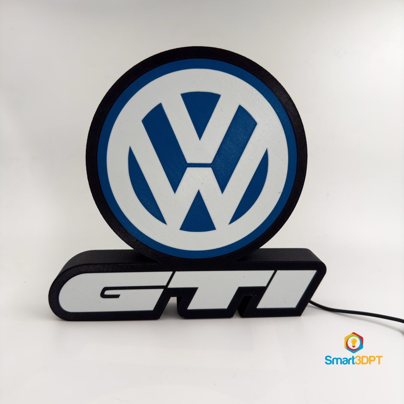 LedBOX RGB VW GTI avec Nom personnalisable