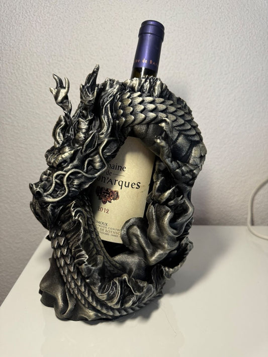 DRAGON CHINOIS - support pour bouteille couleur